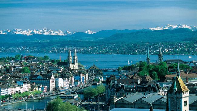 Lake Zurich’s soothing shores. Picture: Supplied