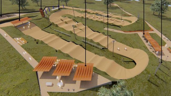 An artist's impression of the The Wylde BMX Track Project proposed by Liverpool Council. Picture: Liverpool Council