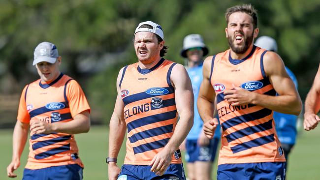 Patrick Dangerfield, centre, is an absolute must-have in SuperCoach.