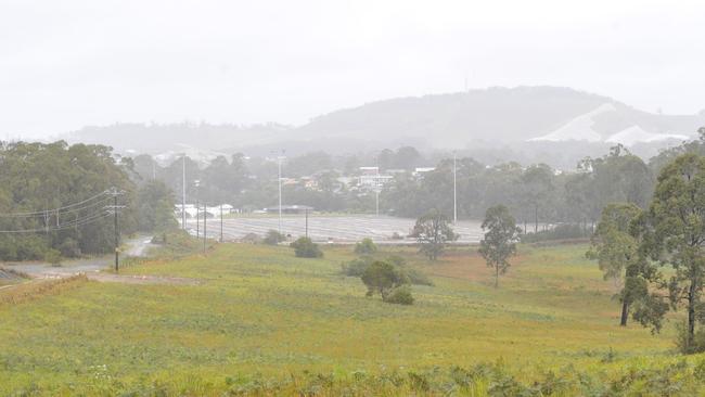 Lot 202 Bark Hut Road would be rezoned under a plan put forward by Vadejil Pty Ltd. The rezoning in Woolgoolga would pave the way for approximately 120 new lots and is located right next to the Wiigulga Sports Complex. Photo: Tim Jarrett