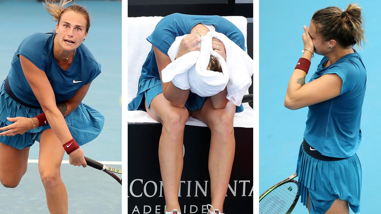 Servis Aryna Sabalenka berantakan selama peringkat Adelaide International, Ash Barty, WTA