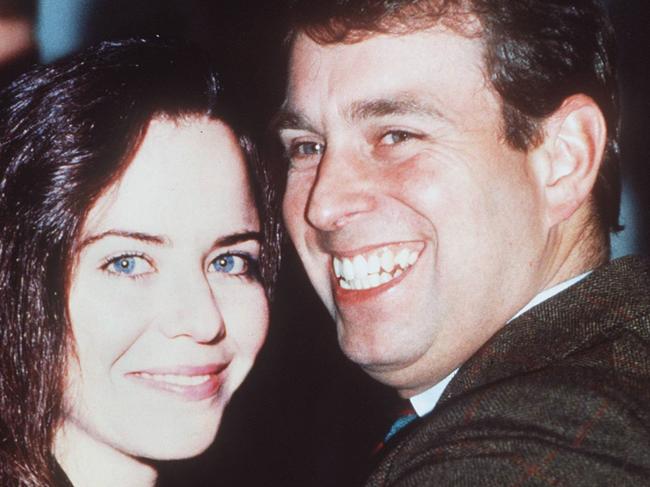 Prince Andrew with his girlfriend, sometime actor Koo Stark. Undated pic.Stark/actor