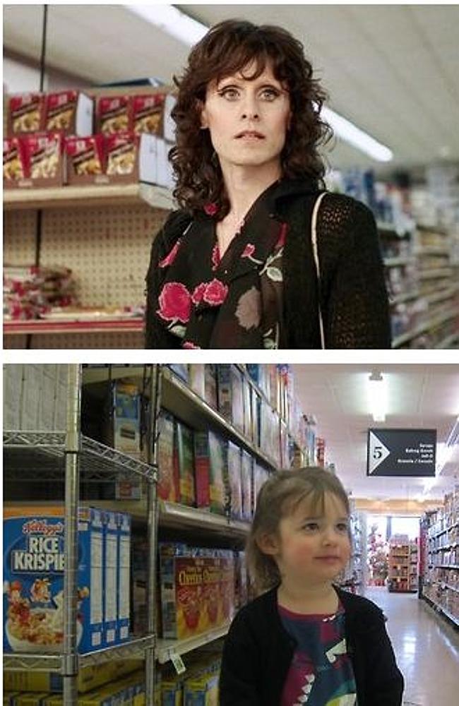 Supermarket blues ... Sadie makes light of Jared Leto’s character in Dallas Buyers Club. Picture: Don't Call Me Oscar