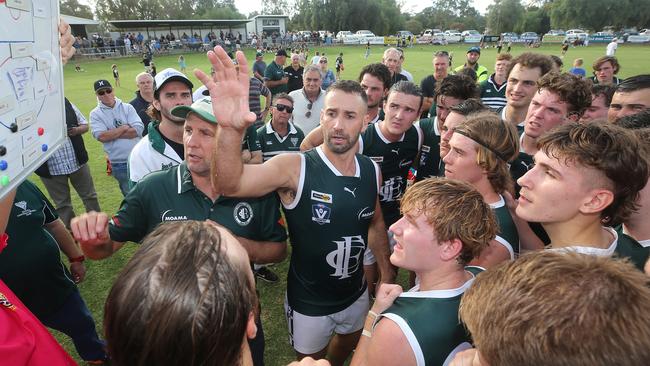 Andew Walker has co-coached Echuca to the last two Goulburn Valley league flags with Simon Maddox. Picture Yuri Kouzmin