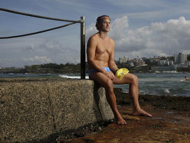 David Gason at Bondi Beach. Picture: John Appleyard