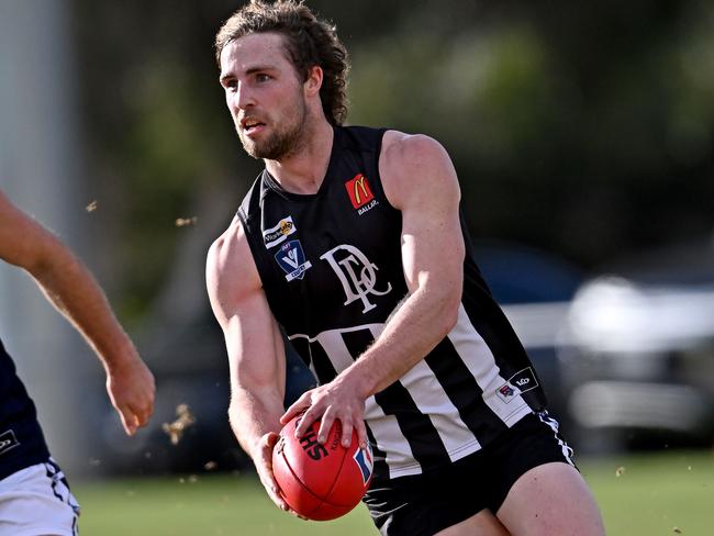 DarleyÃs Dylan Landt during the BFL football match between Darley and Melton South in Darley, Saturday, July 9, 2022. Picture: Andy Brownbill