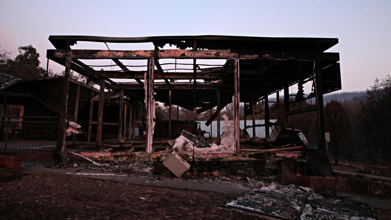 The remains of Wytaliba public school. Picture: Adam Yip