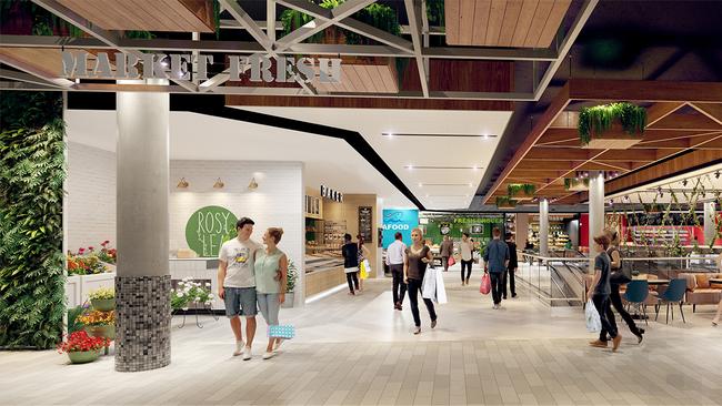 Artist impressions of Lutwyche City shopping centre renovation