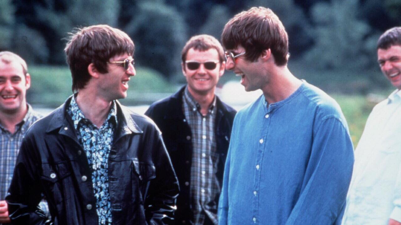 The classic Oasis line-up, pictured in 1995. Picture: Supplied