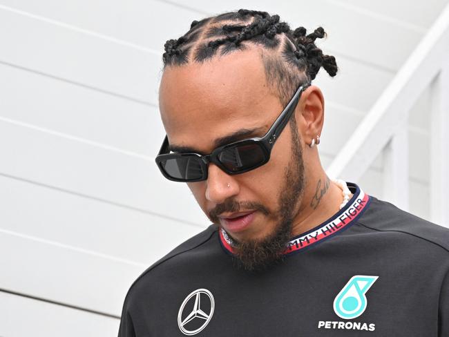 Lewis Hamilton has addressed his long mental health battles. (Photo by Andrej ISAKOVIC / AFP)