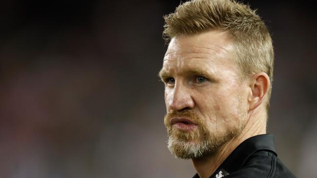 Is Buckley still the man to coach Collingwood? Picture: Michael Willson/AFL Photos via Getty Images