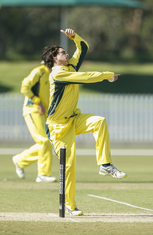 Brock Larance playing in 2018 for the Australia under 16s. Pic: Valeriu Campan