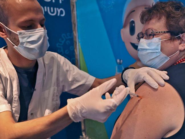 Israel has had one of the world’s most successful vaccination drives, but a surge in Delta cases means children as young as three will now be tested for Covid. Picture: AFP