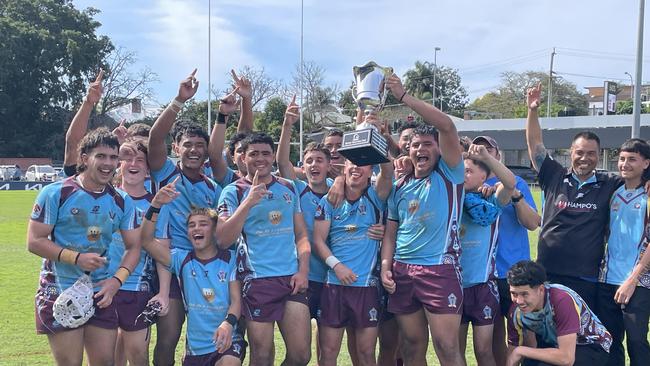 Keebra Park SHS celebrated the Walters Cup premiership.