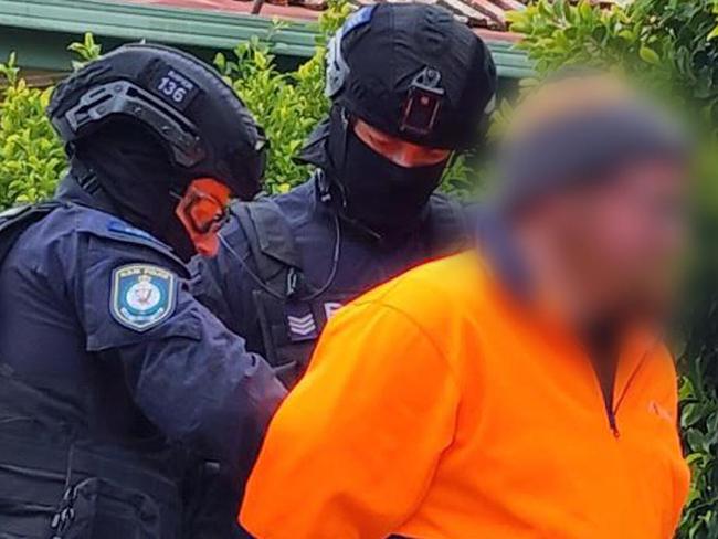 Shock find as cops nab alleged bikie