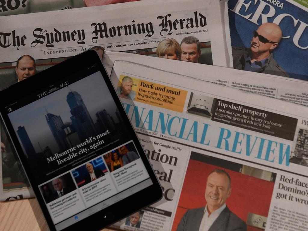 Reporters at Nine’s newspaper titles voted in favour of strike action. Picture: AAP/Dean Lewins