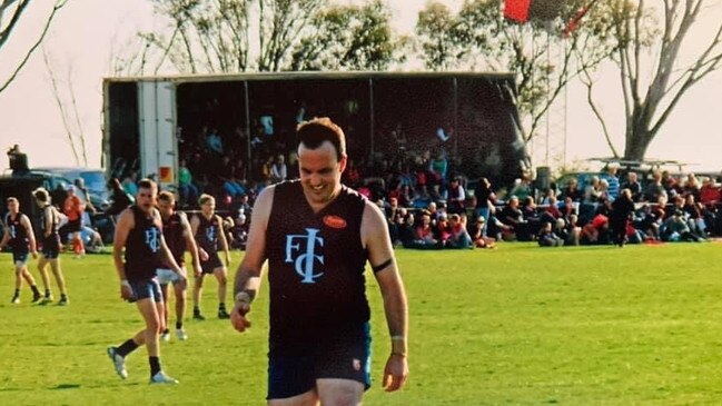 Brad Shiell in his earlier playing days for Imperials. Picture: Supplied/Imperials Football Club