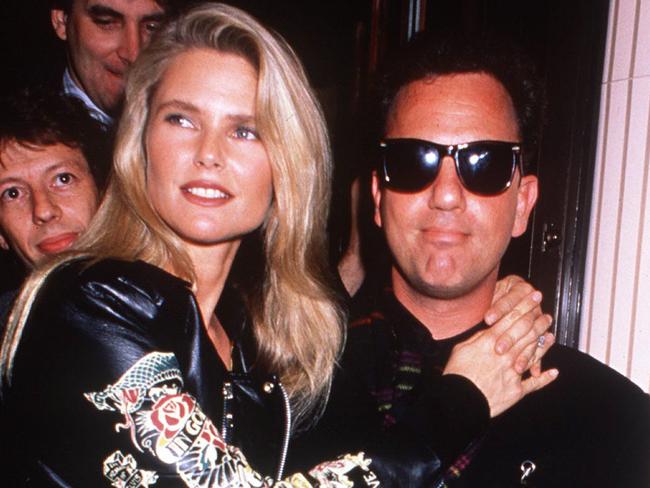 Still friends ... Christie Brinkley and musician Billy Joel, seen here in 1999. Picture: Supplied.