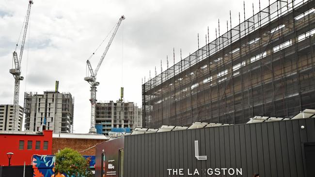 Langston Tower development on Langston Place at Epping. (AAP IMAGE / Troy Snook)