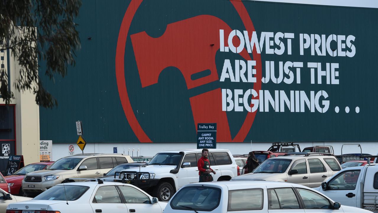 Bunnings Warehouse locations have general parking for customers, or loading areas for those loading bulky items. Picture: Chris Eastman