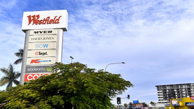 A man’s body has been pulled from a creek nearby Westfield Chermside in Brisbane’s north. Picture: NCA NewsWire / John Gass