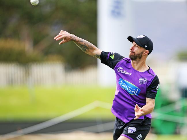 Matthew Wade at the Hurricanes’ open training session on Wednesday. Picture: ZAK SIMMONDS