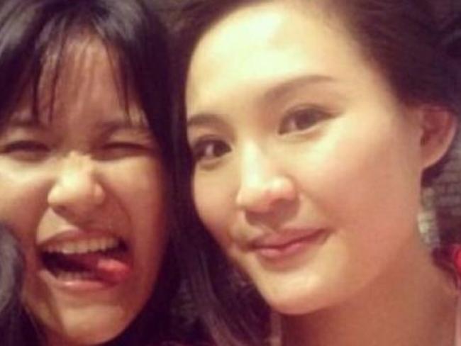 Former Australian resident Jessica Wongso (left) with her friend Mirna Salihin. Wongso is accused of murdering Salihin at a Jakarta cafe in January this year. Picture: Supplied