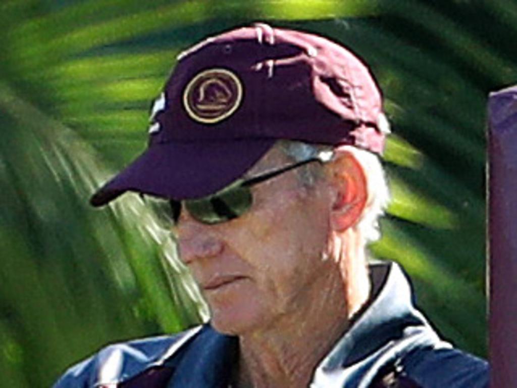 Coach Wayne Bennett, Brisbane Broncos training, Red Hill. Photographer: Liam Kidston.