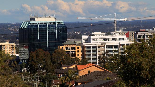 The Sydenham to Bankstown Urban Renewal Strategy will see many more cranes on Canterbury Bankstown’s skyline. Picture: Tim Clapin