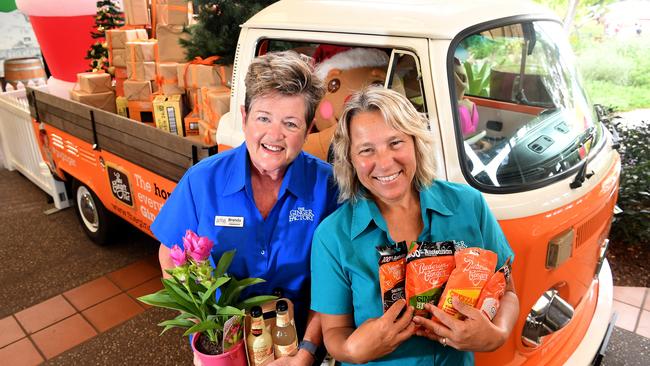 Brenda Bailey and Jacqui Price are pictured promoting the Ginger Flower and Food Festival.