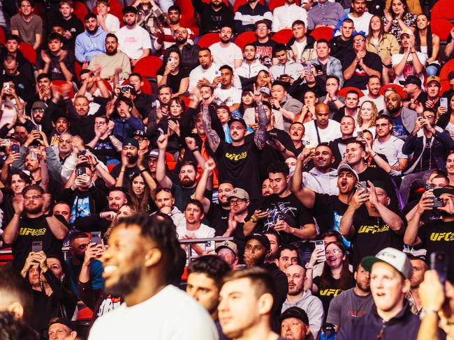 UFC 293 in Sydney - Israel Adesanya-Sean Strickland fight. Picture: Dean Tirkot