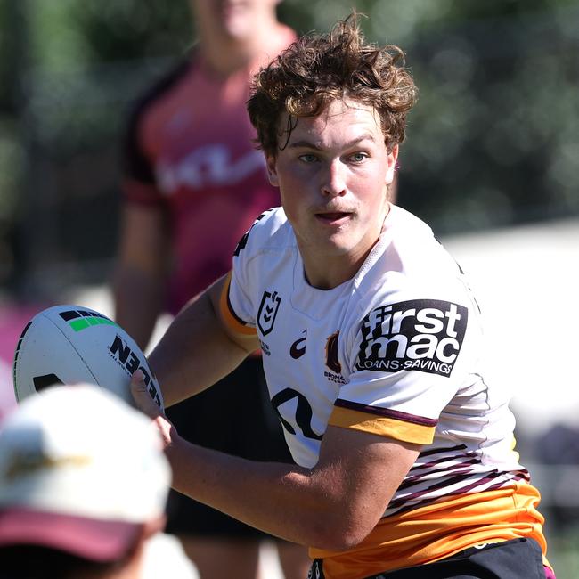 Injured Bronco Coby Black. Picture: Adam Head