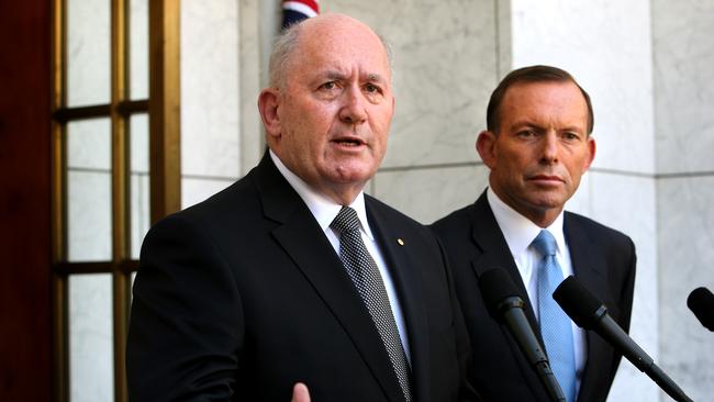 Tony Abbott said he discussed the knighthood of Prince Philip with Governor General Peter Cosgrove.