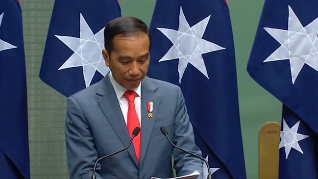 President Widodo's address to parliament