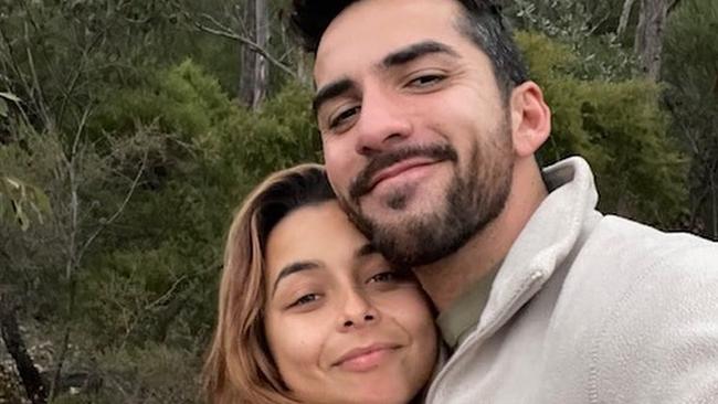 Brooke Blurton and Darvid Garayeli were revealed to have split earlier this month. Picture: Instagram