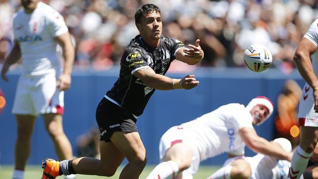 Nikorima in action for New Zealand. Russell Lansford/Getty Images/AFP