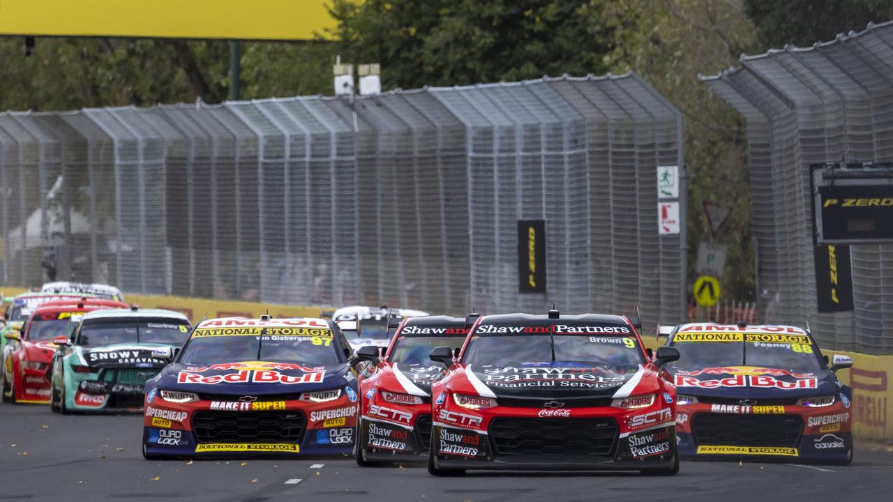 Brodie Kostecki wins race 2 of the Melbourne SuperSprint.