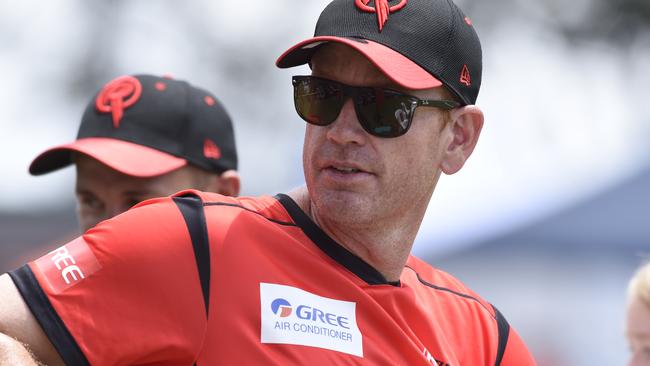 Former Test all-rounder Andrew McDonald believes Aaron Finch deserves another chance at the top of the order. Picture: Alan Barber