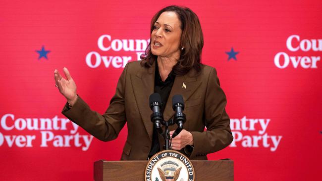 US Vice President and Democratic presidential candidate Kamala Harris. Picture: AFP