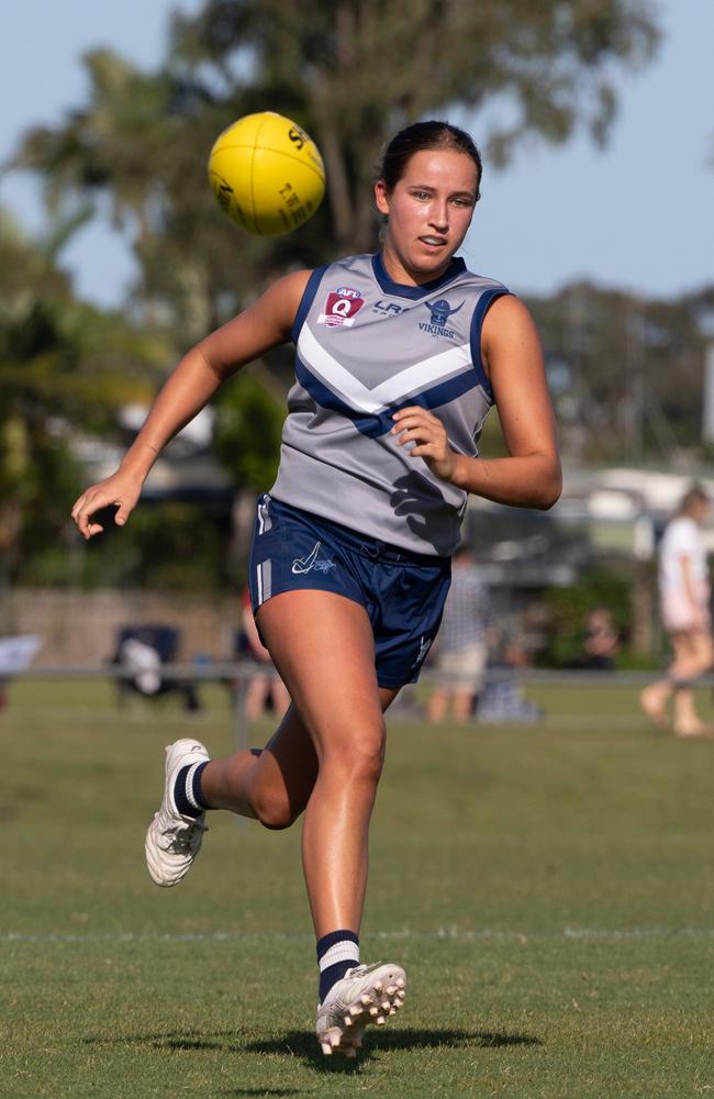 Action from the AFLQ Schools Cup State Finals. Picture: AFLQ.