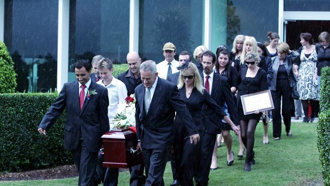 Funeral of Mark Bayliss