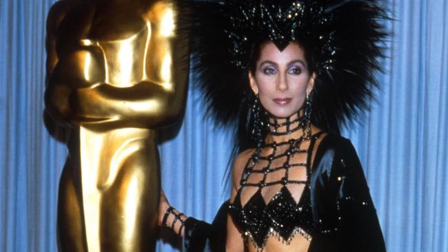 Cher seemed to confuse the Oscars with a fancy dress party. Picture: Julian Wasser/Liaison