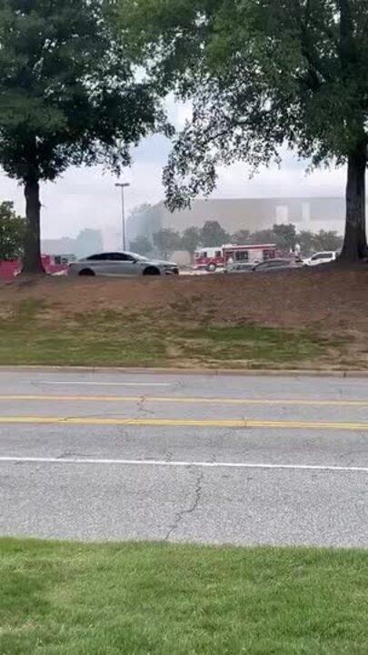 Smoke Pours From Mall in Greenville After Fire Breaks Out