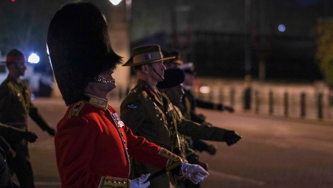 Brigadier Mason, Australia’s London defence chief, in The Strand on May 1, 2023, ahead of King Charles’s coronation. Picture: Jacquelin Magnay