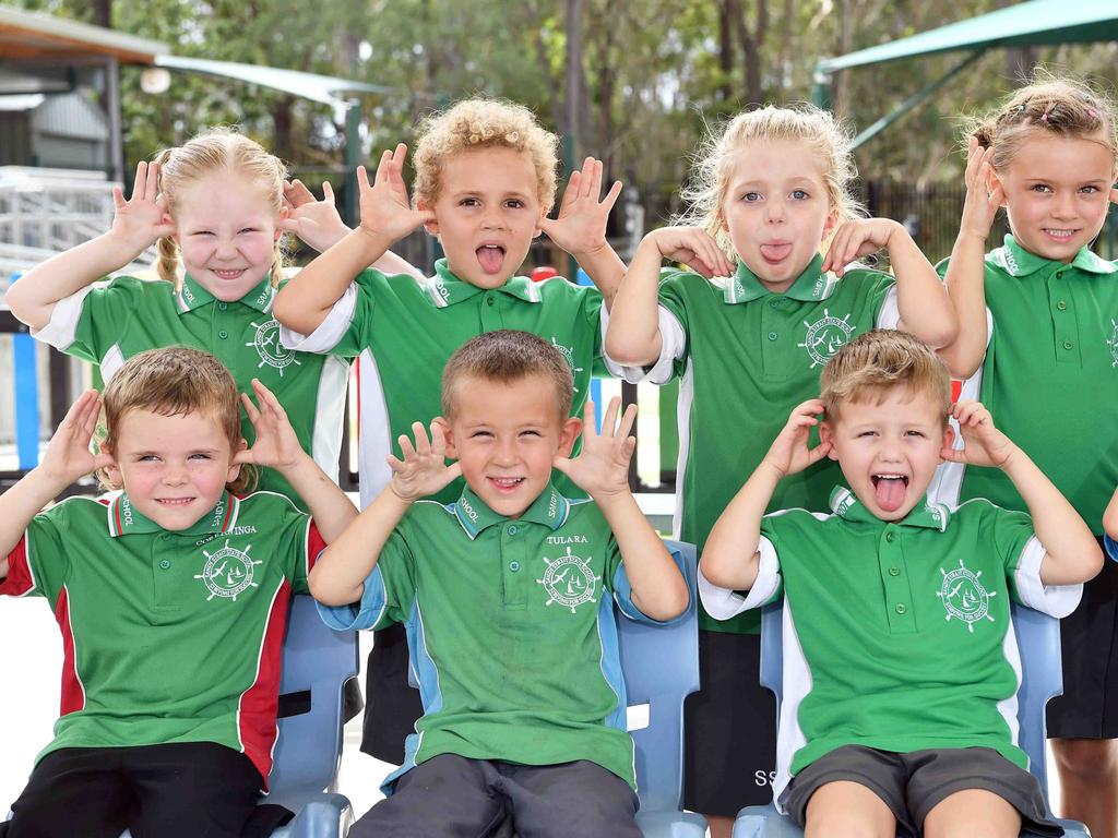 MY FIRST YEAR: Sandy Strait State School Prep One A. Picture: Patrick Woods.