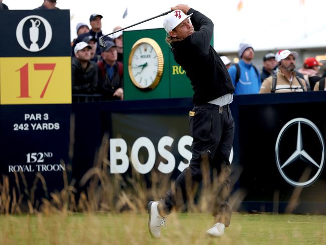 Cam Smith struggled at this year’s British Open at Royal Troon. Picture: Kevin C. Cox/Getty Images