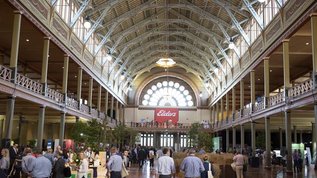 Delegates in Melbourne's Royal Exhibition Building at AgriFutures' first EvokeAg conference in 2019.