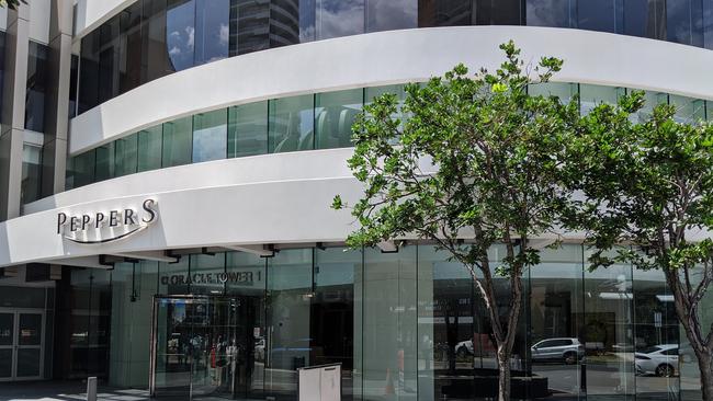 The Oracle building in Broadbeach. Picture: Luke Mortimer.