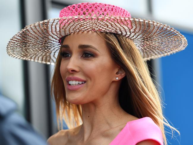 Judd looking pretty in pink. Picture: Tracey Nearmy/AAP