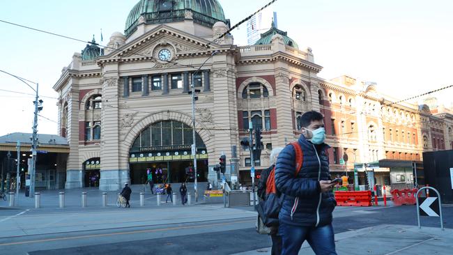 Frustration is growing among Melburnians as the city remains empty. Picture: David Crosling